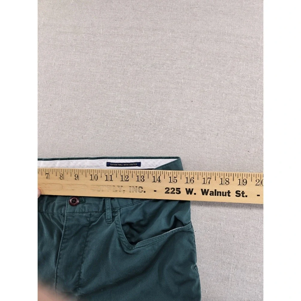 Polo Ralph Lauren 31x32 Polo Chino Twill Flat Front Green Pony